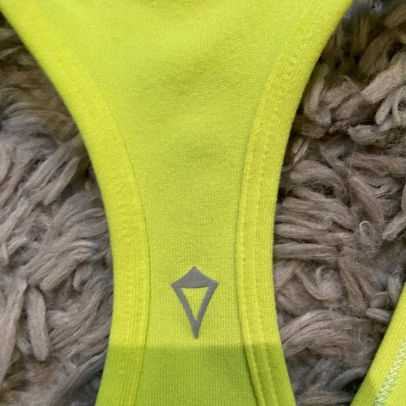 Girls size 12 neon yellow Ivivva tank top - Picture 4 of 4